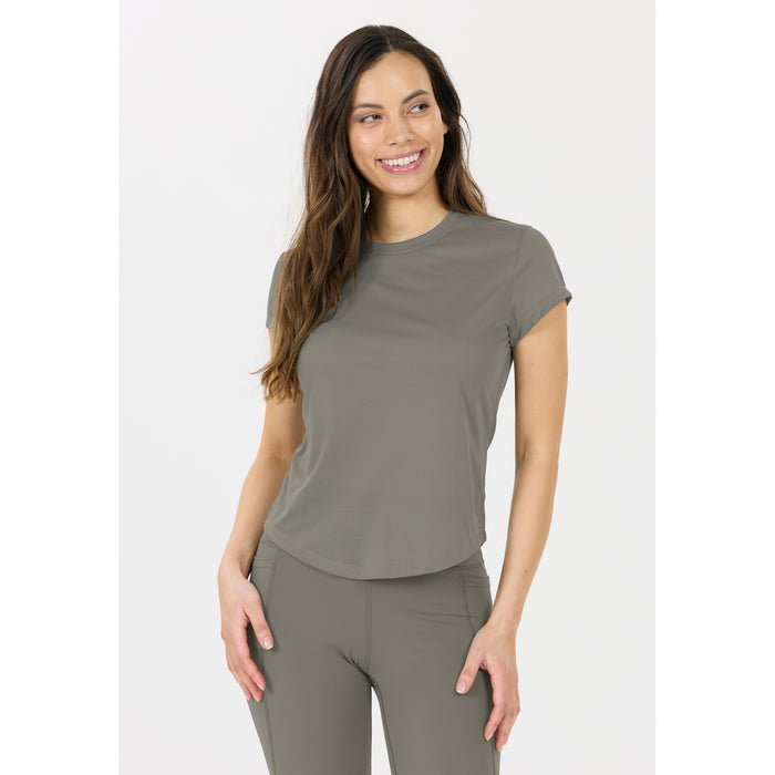 ATHLECIA Doja W S/S Tee T-shirt 1013 Gunmetal