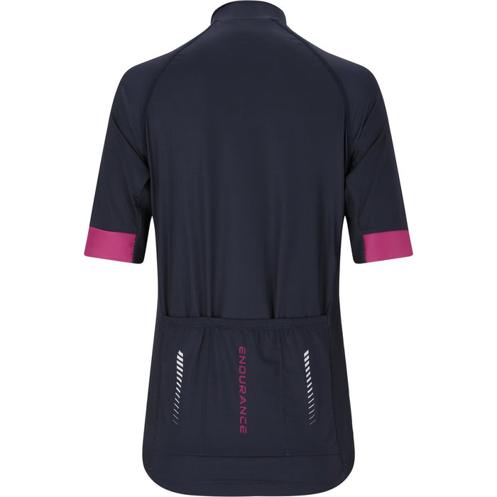 ENDURANCE Donna W Cycling/MTB S/S Shirt Cycling Shirt 2101 Dark Sapphire