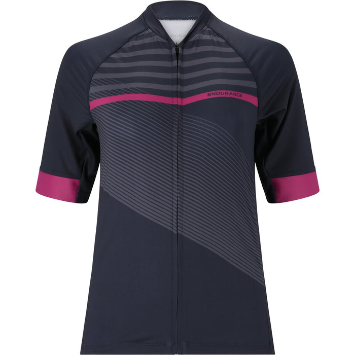 ENDURANCE Donna W Cycling/MTB S/S Shirt Cycling Shirt 2101 Dark Sapphire