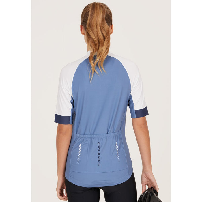 ENDURANCE Donna W Cycling/MTB S/S Shirt Cycling Shirt 2183 Moonlight Blue