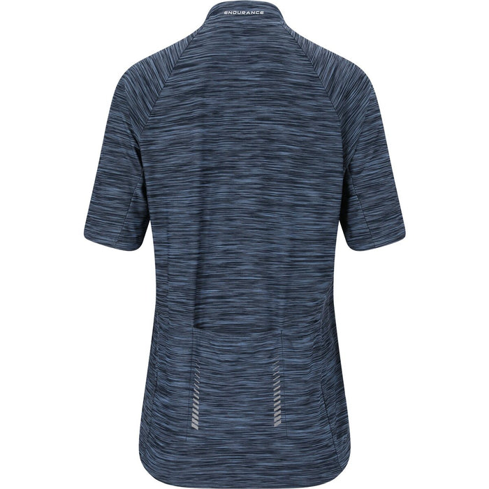 ENDURANCE Dora W Melange Cycling/MTB S/S Shirt Cycling Shirt 2183 Moonlight Blue