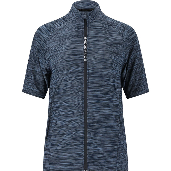 ENDURANCE Dora W Melange Cycling/MTB S/S Shirt Cycling Shirt 2183 Moonlight Blue