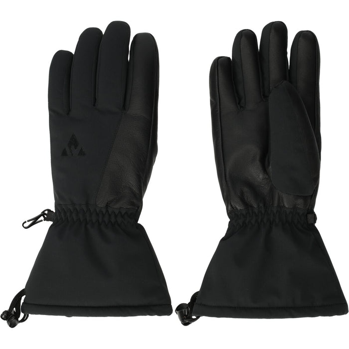 WHISTLER Drevor Leather Ski Gloves Gloves 1001 Black