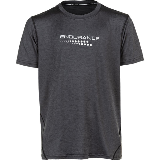 ENDURANCE! Drill Jr. Unisex Melange S/S Tee T-shirt 1001BM Black Melange