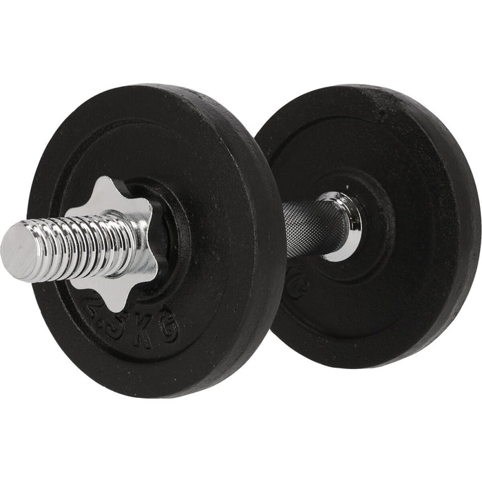ENDURANCE Dumbbell 10 kg set Fitness equipment 1001 Black