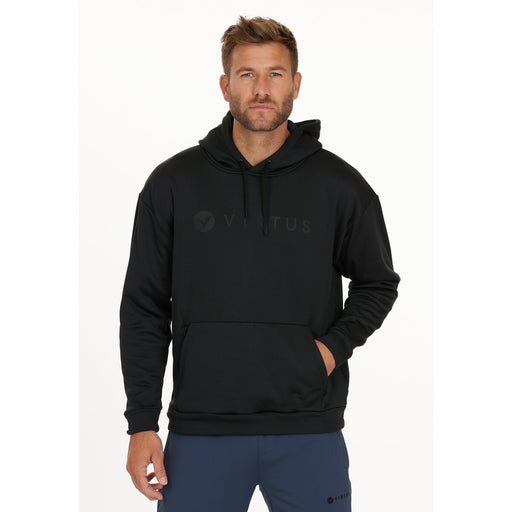 VIRTUS Duvall M Power Stretch Logo Hoody Sweatshirt 1001 Black