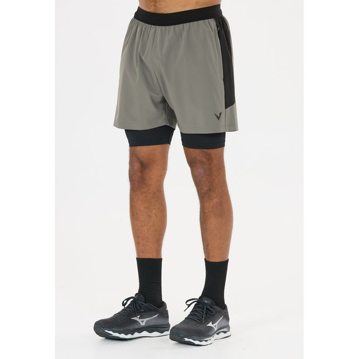 VIRTUS Dylan V2 M 2-in-1 Shorts Shorts 1013 Gunmetal