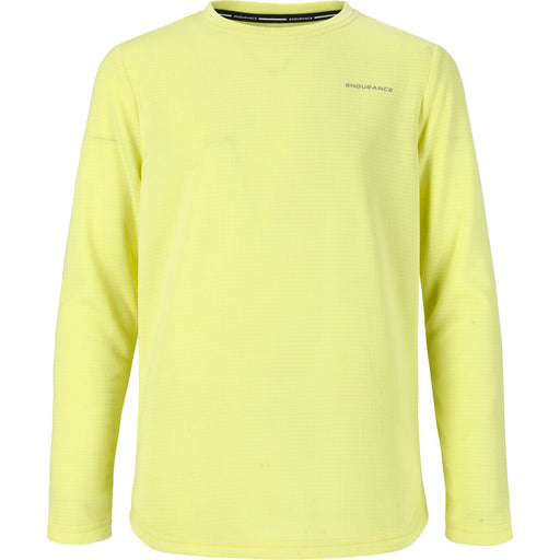 ENDURANCE Eally Jr. Waffle L/S Tee T-shirt 3092 Sunny Lime