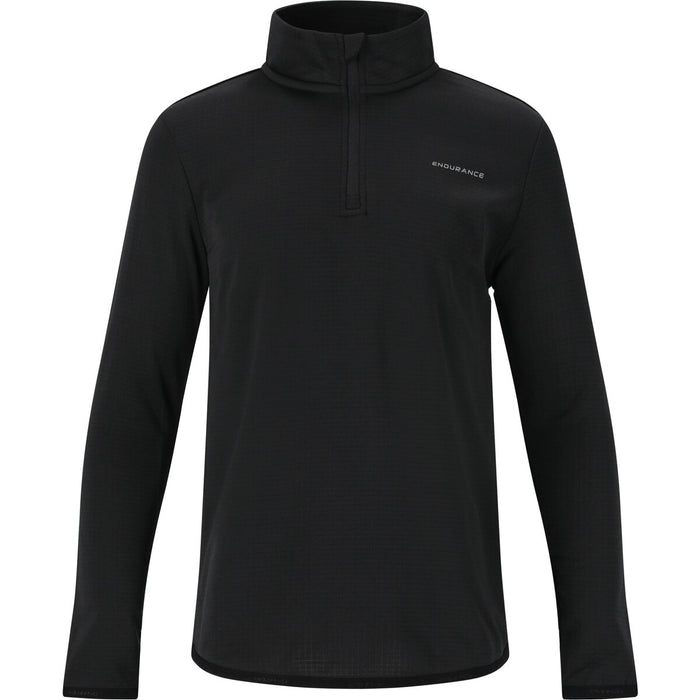 ENDURANCE Eally Jr. Waffle Midlayer Midlayer 1001 Black