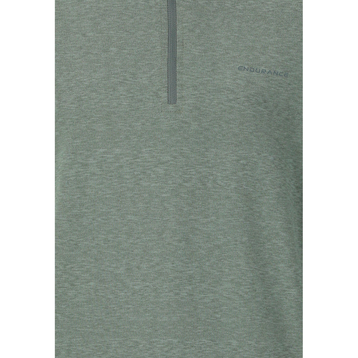 ENDURANCE Earl Jr. Unisex Melange Midlayer Midlayer 3058 Balsam Green