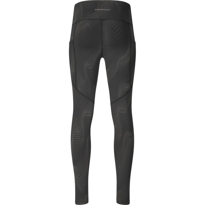 ENDURANCE Eastone W Printed Tights Tights P3874 Reflex Zebra