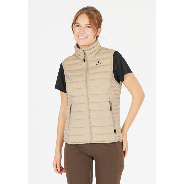 WHISTLER Edge W CFT+ Light Puffer Vest Jacket 1136 Simply Taupe