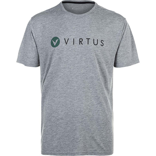 VIRTUS Edwardo M S/S Logo Tee T-shirt 1038G Mid Grey Mel.