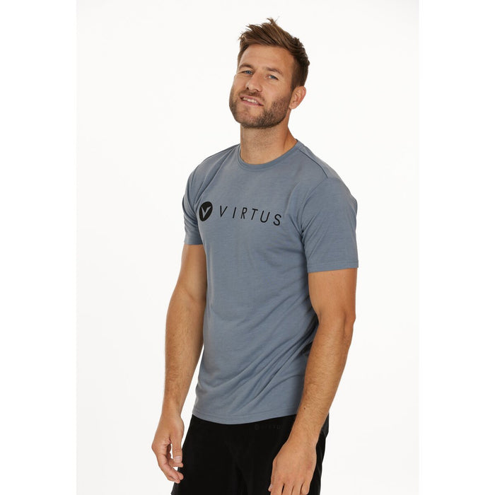 VIRTUS Edwardo M S/S Logo Tee T-shirt 2182 Flint Stone