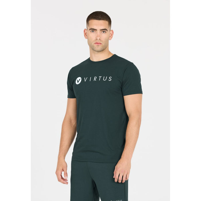 VIRTUS Edwardo M S/S Logo Tee T-shirt 3242 Dusty Forest