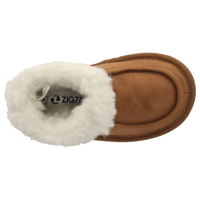 ZIGZAG Elian Kids Warm Slipper Sandal 5184 Cognac