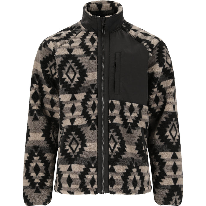 WHISTLER Ellison M Printed Teddy Fleece Jacket Fleece 1051 Asphalt