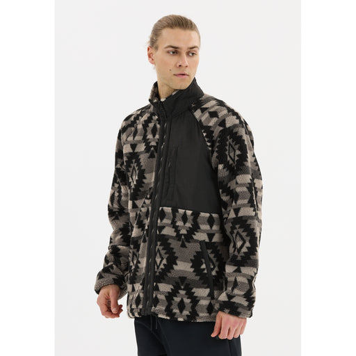 WHISTLER Ellison M Printed Teddy Fleece Jacket Fleece 1051 Asphalt