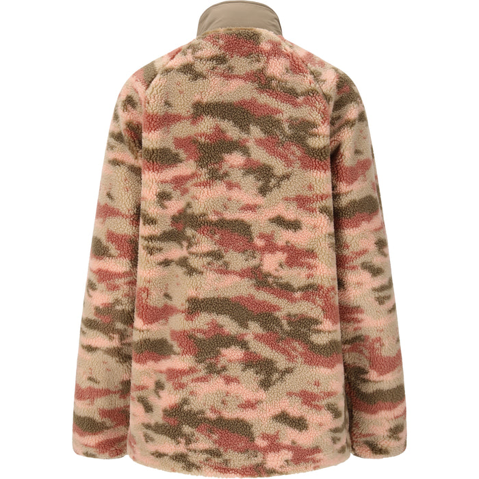 WHISTLER Ellison W Printed Teddy Fleece Jacket Fleece 1109 Burlwood