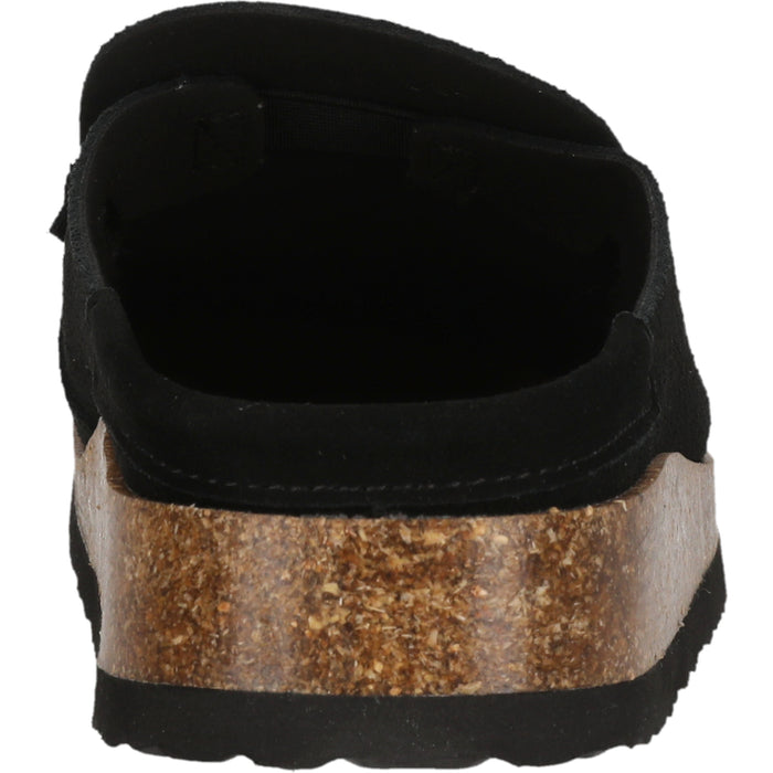CRUZ Emilio M Leather Cork MOC Sandal 1001 Black