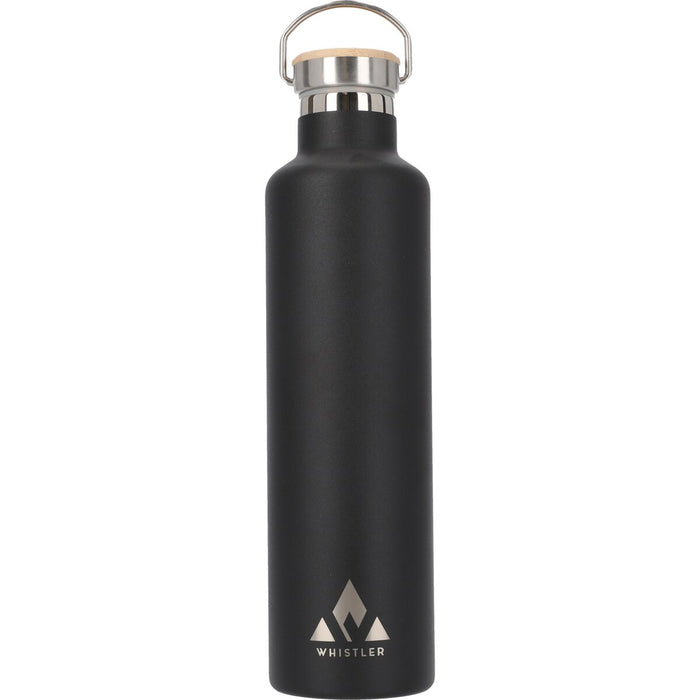 WHISTLER Evora Vacuum Bottle w/ Bamboo Lid 950ml Accessories 1001 Black