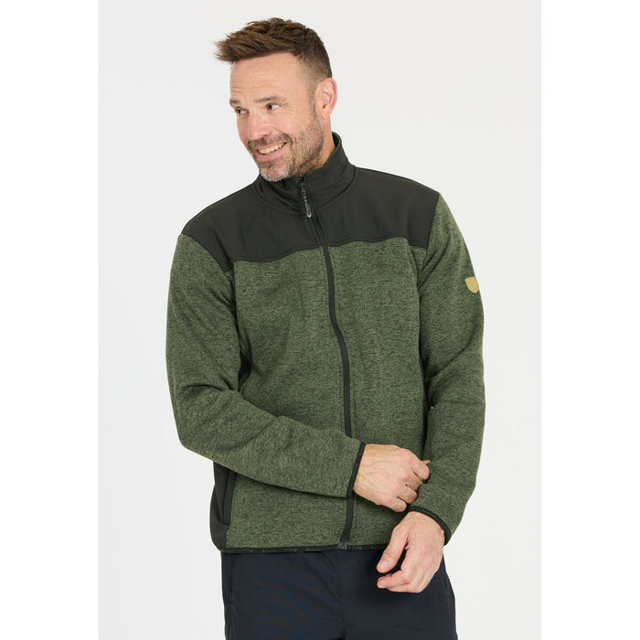 WHISTLER Farmer M Melange Fleece Jacket Fleece 3053 Deep Forest