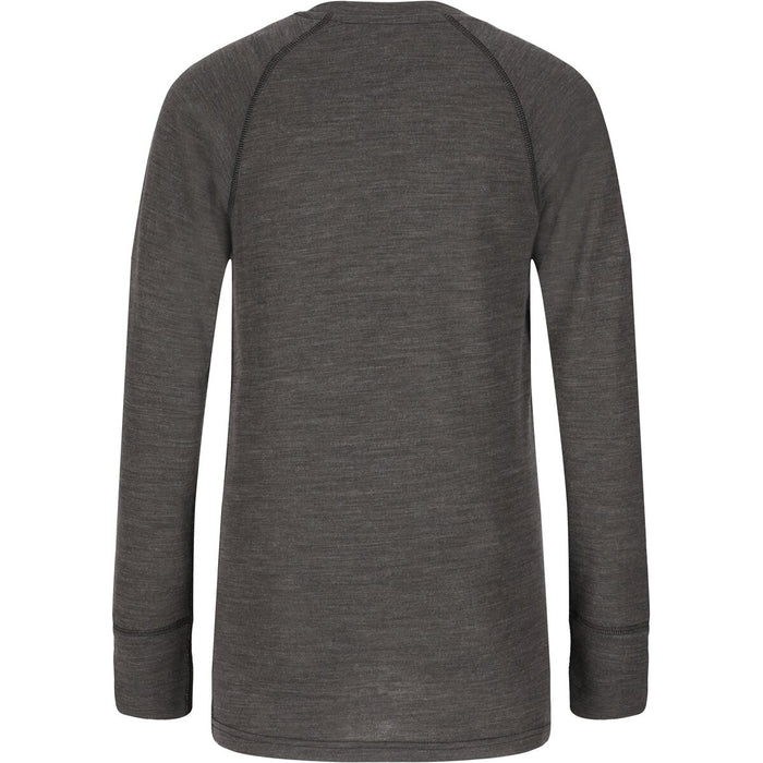 WHISTLER Farsund Jr Wool Baselayer Set Baselayer 1011 Dark Grey Melange