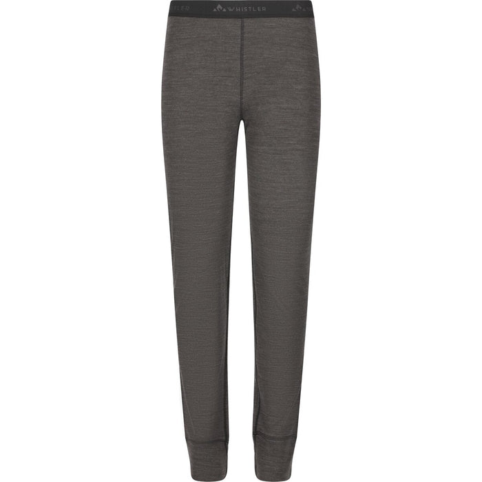 WHISTLER Farsund Jr Wool Baselayer Set Baselayer 1011 Dark Grey Melange
