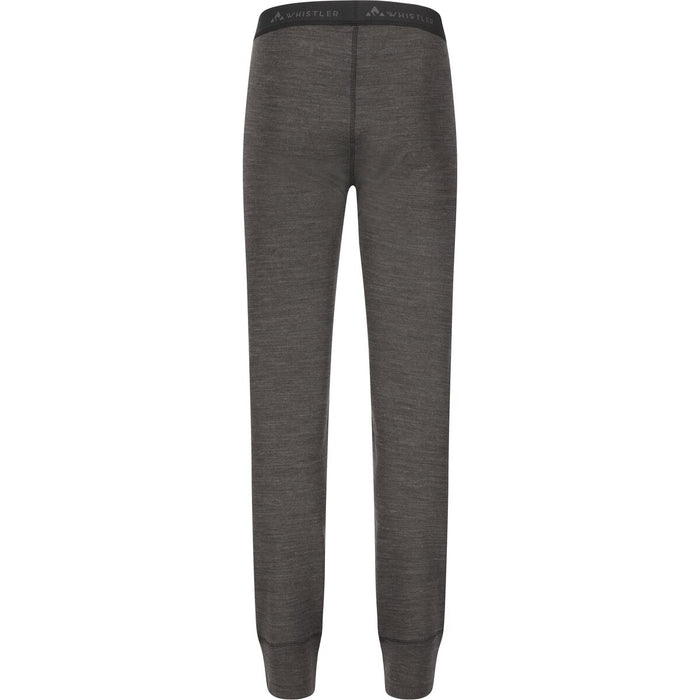 WHISTLER Farsund Jr Wool Baselayer Set Baselayer 1011 Dark Grey Melange