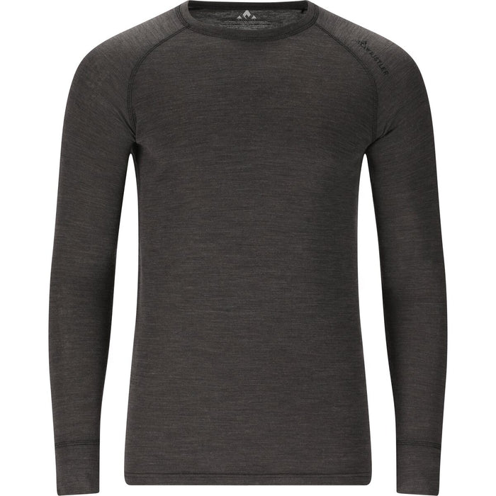 WHISTLER Farsund M Wool Baselayer LS Top Baselayer 1011 Dark Grey Melange