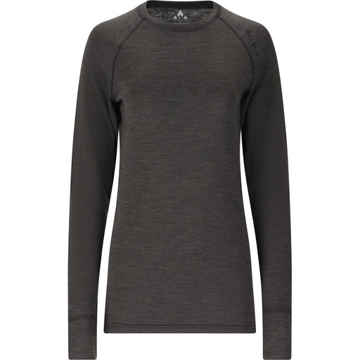 WHISTLER Farsund W Wool Baselayer LS Top Baselayer 1011 Dark Grey Melange