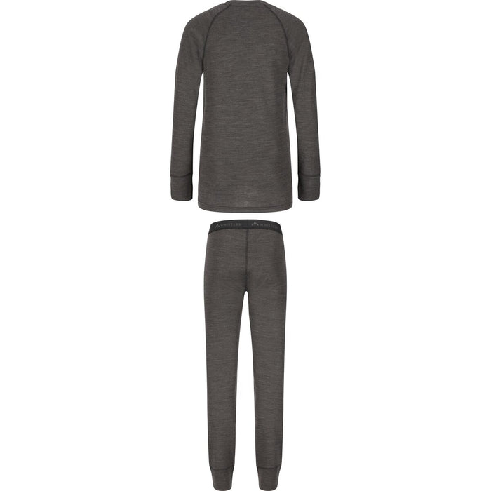 WHISTLER Farsund W Wool Baselayer Set Baselayer 1011 Dark Grey Melange
