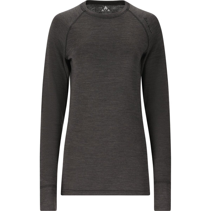 WHISTLER Farsund W Wool Baselayer Set Baselayer 1011 Dark Grey Melange