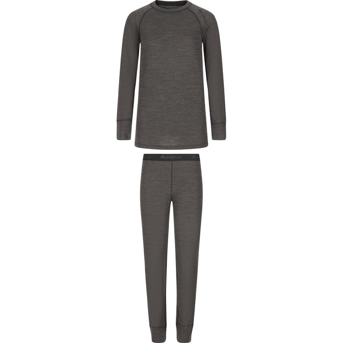 WHISTLER Farsund W Wool Baselayer Set Baselayer 1011 Dark Grey Melange