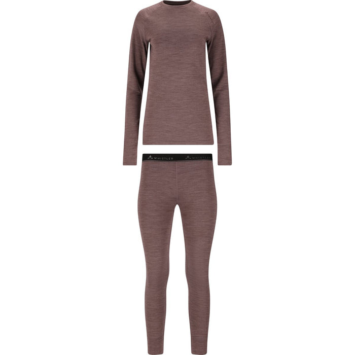 WHISTLER Farsund W Wool Baselayer Set Baselayer 4261 Huckleberry