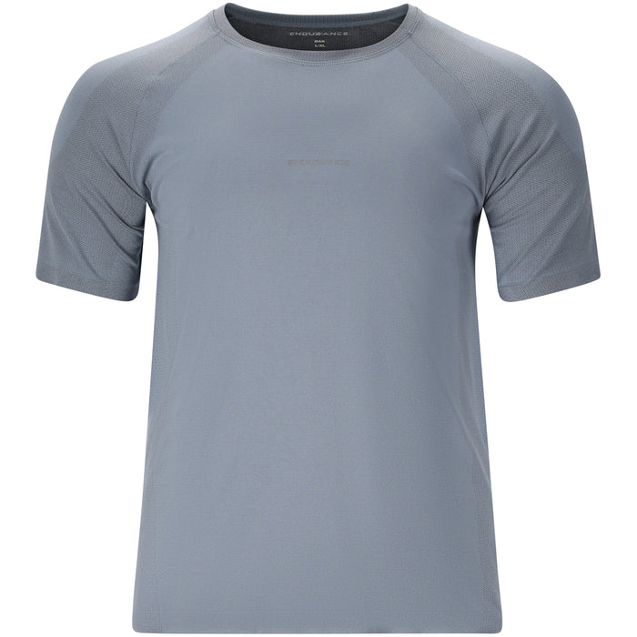 ENDURANCE Felipe M Seamless S/S Tee T-shirt 2182 Flint Stone