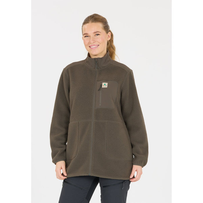 WHISTLER Felis W Long Teddy Jacket Fleece 1071 Black Ink