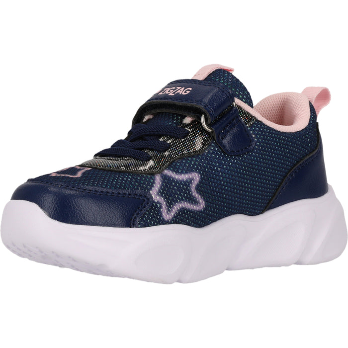 ZIGZAG Fiora Kids Shoe w/Lights Shoes 2002 Navy