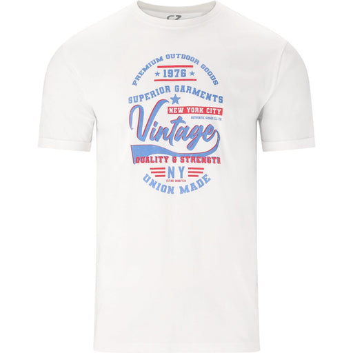 CRUZ Flemming M SS T-Shirt T-shirt 1002 White