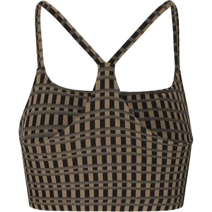 ATHLECIA Fleurie W Printed Sports Bra Sports Bra P3884 Brown Matrix