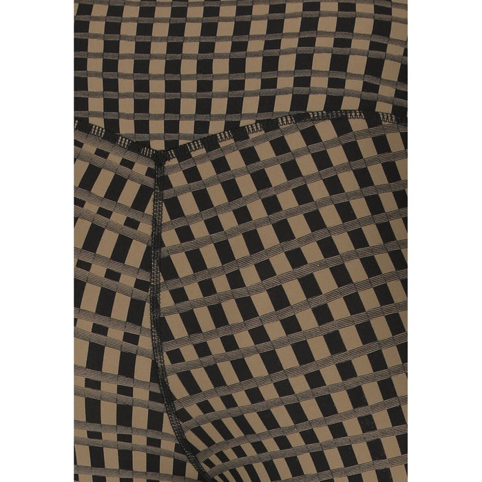 ATHLECIA Fleurie W Printed Tights Tights P3884 Brown Matrix