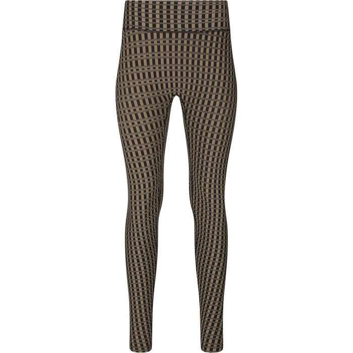 ATHLECIA Fleurie W Printed Tights Tights P3884 Brown Matrix