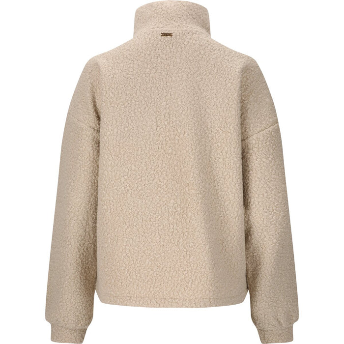 ATHLECIA Florrie W Sherpa Half zip Sweatshirt 1269 Silver Cloud