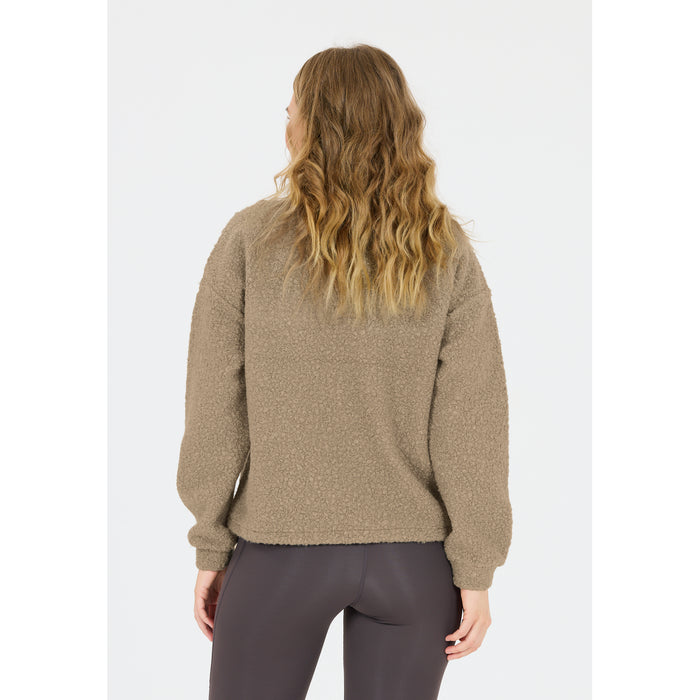 ATHLECIA Florrie W Sherpa Half zip Sweatshirt 3040 Fallen Rock