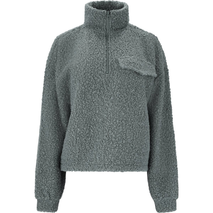 ATHLECIA Florrie W Sherpa Half zip Sweatshirt 3219 Sedona Sage