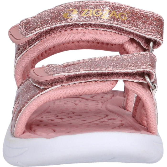 ZIGZAG Flouer Kids Sandal W/lights Sandal 4221 Light Mahogany