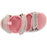 ZIGZAG Flouer Kids Sandal W/lights Sandal 4319 Silver Pink