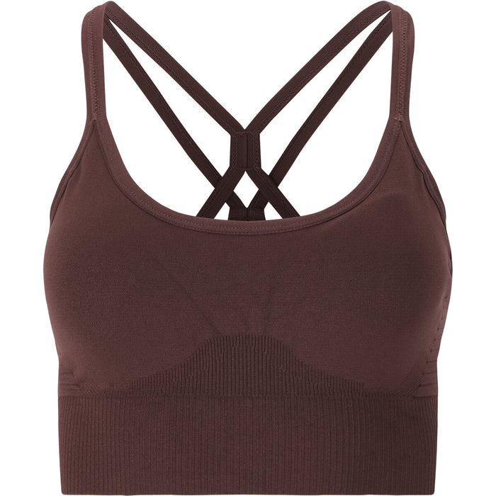 ATHLECIA Foan V2 W Seamless Bra Sports Bra 4241 Fudge