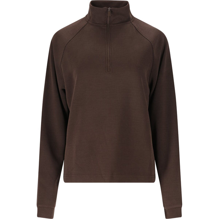 ATHLECIA Franye W Half Zip Sweatshirt 1294 Chocolate Torte