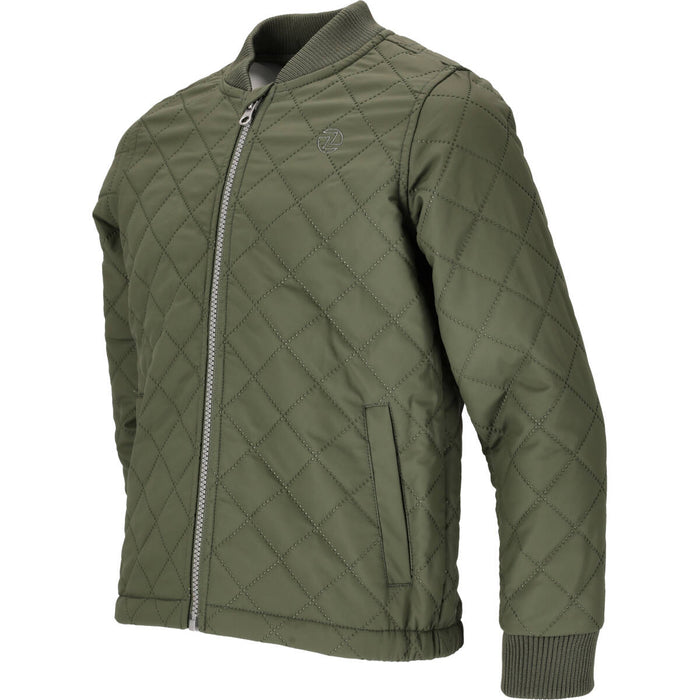 ZIGZAG Freddy PU Coated Quilted Jacket Jacket 3137 Thyme